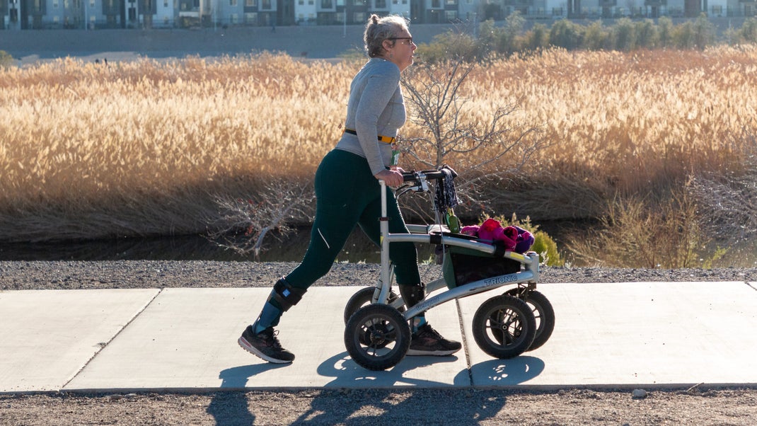 Lihasdystrofia ei estä Jane Herzogia juoksemasta